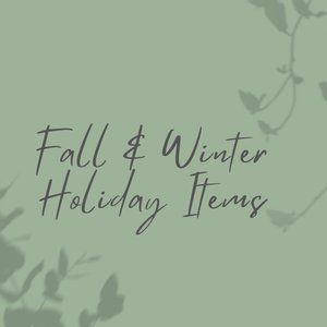 Fall & Winter Holiday Items for your Home & to Gift